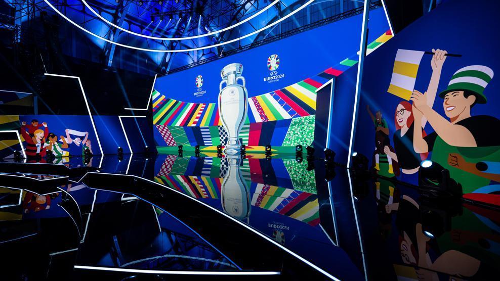 2024年欧洲杯预选赛抽签仪式在法兰克福展览中心进行